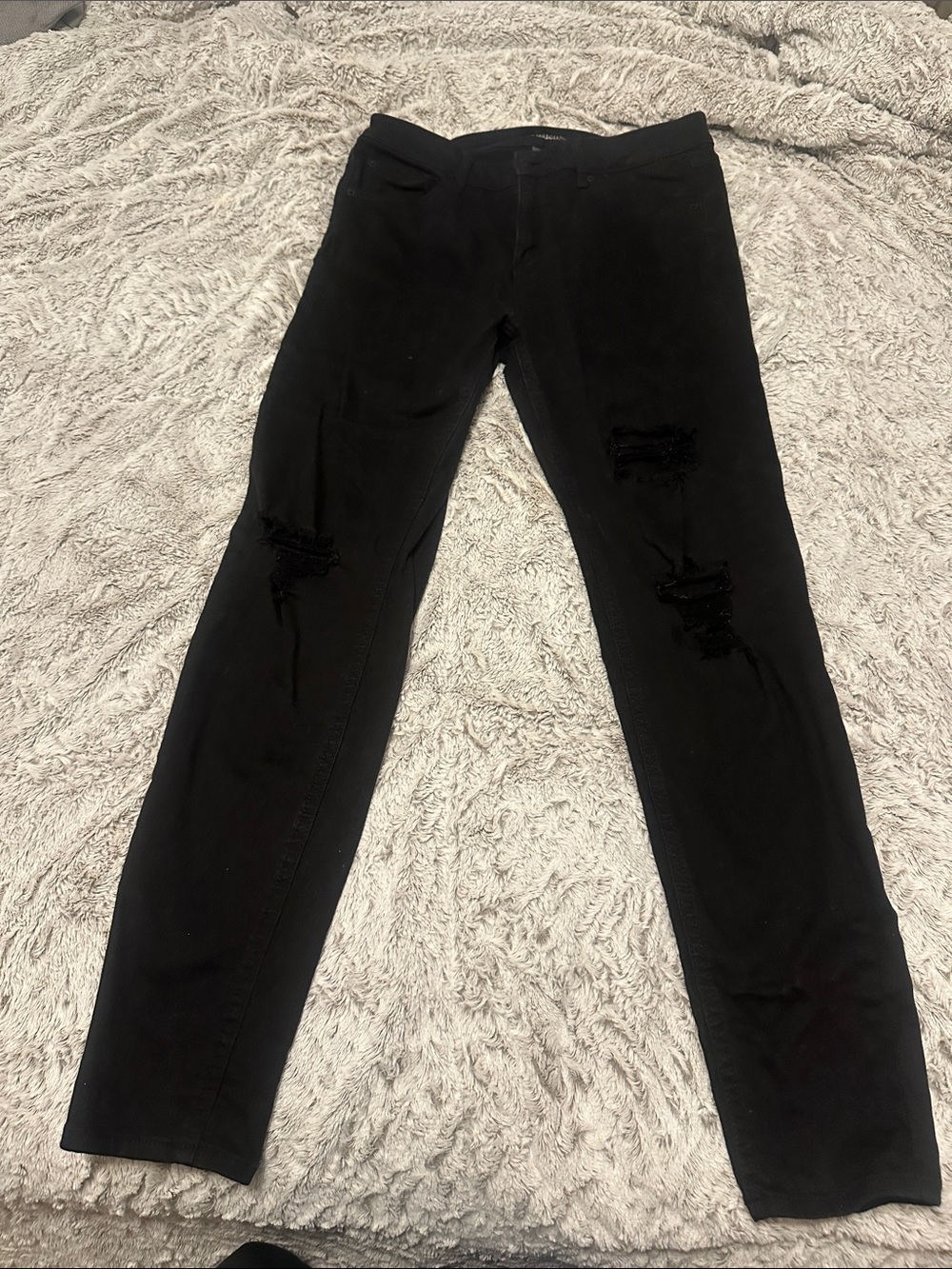 wild fable Black Ripped Skinny Jeans for Women